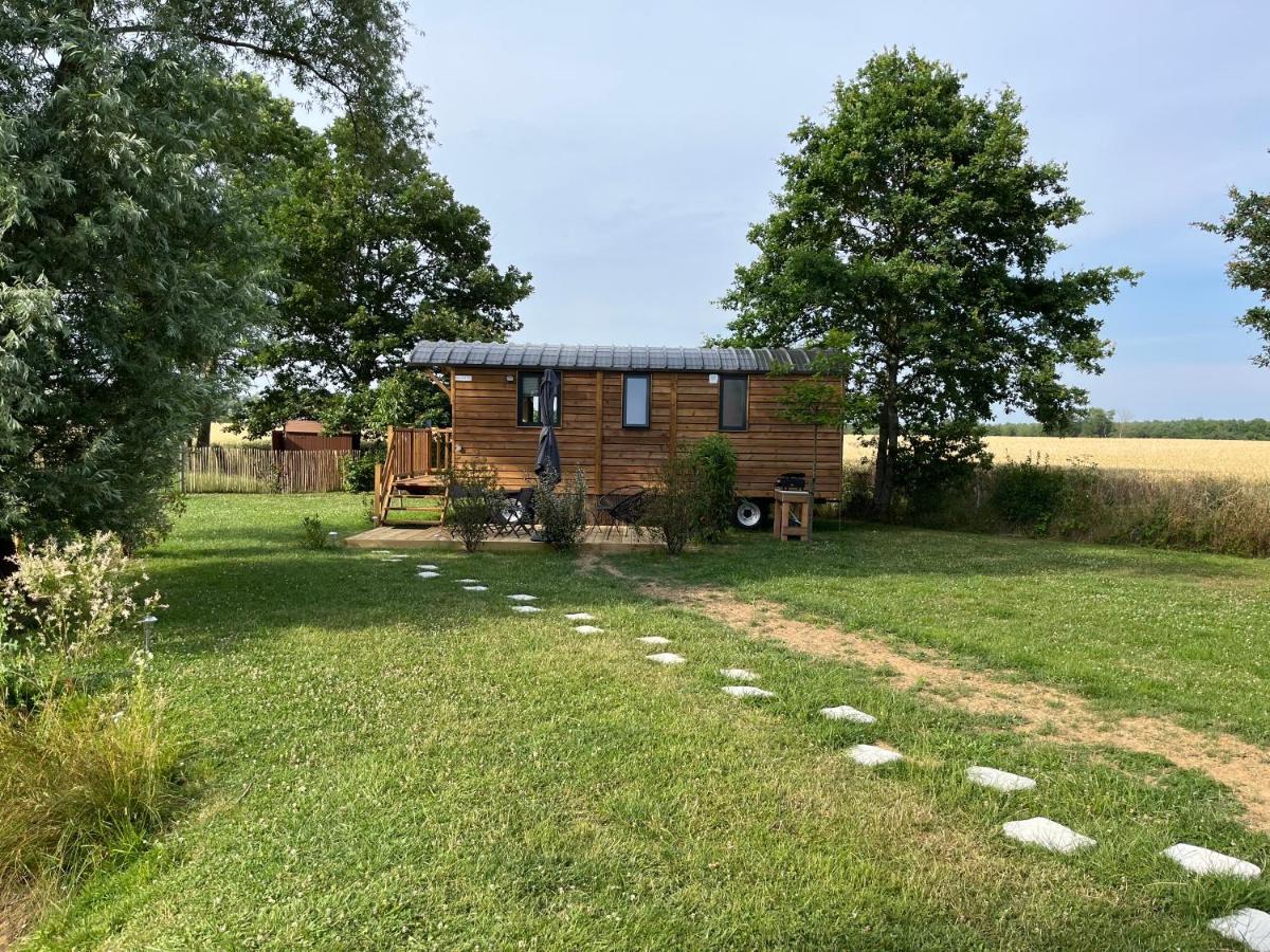 Domaine Des Galinaces Roulotte La Roussette 2-4P Villa Marigny-les-Reullee Exterior photo